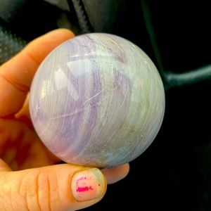 Lepidolite sphere